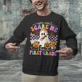 Halloween Teacher You Can't Scare Me I Teach First Grade Unisex Sweatshirt, First Grade Teacher Sweatshirts, gift for family, gift for coworker Halloween Teacher You Can't Scare Me I Teach First Grade Unisex Sweatshirt, First Grade Teacher Sweatshirts, gift for family, gift for coworker