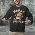 Happy Fri Yay Retro French Fries Friday Lovers Fun Teacher Unisex Sweatshirt, gift for family, gift for coworker Happy Fri Yay Retro French Fries Friday Lovers Fun Teacher Unisex Sweatshirt, gift for family, gift for coworker