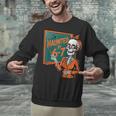 Haunted By 6-7 Six Seven 67 Math Teacher Halloween Skeleton Unisex Sweatshirt, gift for family, gift for coworker