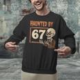 Haunted By 67 Halloween 67 Meme Six Seven Teacher Unisex Sweatshirt, gift for family, gift for coworker