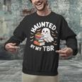 Haunted By My TBR Cute Ghost Book Reading Teacher Halloween Unisex Sweatshirt, gift for family, gift for coworker Haunted By My TBR Cute Ghost Book Reading Teacher Halloween Unisex Sweatshirt, gift for family, gift for coworker