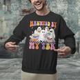 Haunted By My TBR Cute Ghosts Book Reading Teacher Halloween Unisex Sweatshirt, gift for family, gift for coworker