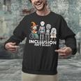 Inclusion Isn't Scary SLP Halloween Costume Sped Teacher Unisex Sweatshirt, gift for family, gift for coworker Inclusion Isn't Scary SLP Halloween Costume Sped Teacher Unisex Sweatshirt, gift for family, gift for coworker