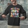 Inclusion Is My Jam SPED Teacher Special Education Life Unisex Sweatshirt, gift for family, gift for coworker Inclusion Is My Jam SPED Teacher Special Education Life Unisex Sweatshirt, gift for family, gift for coworker