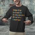 Inclusive Teacher Diversity Inclusion Empathy Teacher Team Unisex Sweatshirt, gift for family, gift for coworker