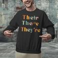 Their There They'Re English Teacher Gramma Police Joke Unisex Sweatshirt, English Teacher Sweatshirts, gift for family, gift for coworker Their There They'Re English Teacher Gramma Police Joke Unisex Sweatshirt, English Teacher Sweatshirts, gift for family, gift for coworker