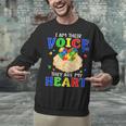 I Am Their Voice They Are My Heart Autism Awareness Teacher Unisex Sweatshirt, gift for family, gift for coworker I Am Their Voice They Are My Heart Autism Awareness Teacher Unisex Sweatshirt, gift for family, gift for coworker