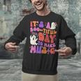 It's a Bootiful Day To Make Music Halloween Music Teacher Unisex Sweatshirt, gift for family, gift for coworker It's a Bootiful Day To Make Music Halloween Music Teacher Unisex Sweatshirt, gift for family, gift for coworker