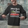 Jolliest Bunch Of Teachers This Side Of The Hallway Xmas PJ Unisex Sweatshirt, gift for family, gift for coworker Jolliest Bunch Of Teachers This Side Of The Hallway Xmas PJ Unisex Sweatshirt, gift for family, gift for coworker
