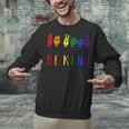 Be Kind Pride Sign Language Rainbow Teachers Interpreter ASL Unisex Sweatshirt, gift for family, gift for coworker