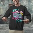 Kindergarten Is My Jam Cute Teacher Shirt 80's 90's Styl Unisex Sweatshirt, gift for family, gift for coworker Kindergarten Is My Jam Cute Teacher Shirt 80's 90's Styl Unisex Sweatshirt, gift for family, gift for coworker