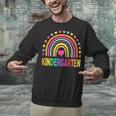 Kindergarten Rainbow Girls Boys Teacher Team Kinder Squad Unisex Sweatshirt, gift for family, gift for coworker