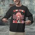 Kiss Your Brain Valentines Test Day Teacher Squad Kids Unisex Sweatshirt, gift for family, gift for coworker Kiss Your Brain Valentines Test Day Teacher Squad Kids Unisex Sweatshirt, gift for family, gift for coworker