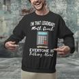 Legendary Math Coach Mathematics Calculator Math Teacher Unisex Sweatshirt, gift for family, gift for coworker