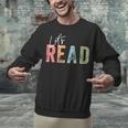 Let's Read Book Nerd Reading Book Lover Librarian Teacher Unisex Sweatshirt, gift for family, gift for coworker