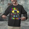 Level Up Your Education Gaming Inspired Teacher Gamers For Men Women Kids Unisex Sweatshirt, gift for family, gift for coworker