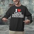 I Love Late Homework Excuses Sarcastic Teacher Lie For Men Women Unisex Sweatshirt, gift for family, gift for coworker I Love Late Homework Excuses Sarcastic Teacher Lie For Men Women Unisex Sweatshirt, gift for family, gift for coworker
