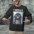 Mole Chemistry Chemist Student Science Teacher Unisex Sweatshirt, Science Teacher Sweatshirts, gift for family, gift for coworker