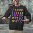 Monster ABC Cute Alphabet Halloween Teacher Costume Kids Unisex Sweatshirt, gift for family, gift for coworker Monster ABC Cute Alphabet Halloween Teacher Costume Kids Unisex Sweatshirt, gift for family, gift for coworker