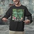 One Lucky Teacher Coquette Bow St Patricks Day Teacher Unisex Sweatshirt, gift for family, gift for coworker