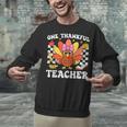 One Thankful Teacher Turkey Thanksgiving Teaching Unisex Sweatshirt, gift for family, gift for coworker One Thankful Teacher Turkey Thanksgiving Teaching Unisex Sweatshirt, gift for family, gift for coworker