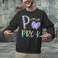 P Is For Pre-K Preschool Teacher Tie Dye Back To School Unisex Sweatshirt, gift for family, gift for coworker