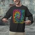 PE Teacher Phys Ed Tie Dye Physical Education Appreciation Unisex Sweatshirt, Pe Teacher Sweatshirts, gift for family, gift for coworker