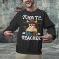 Pirate Math Teacher Skull Pirate Halloween Costume Unisex Sweatshirt, gift for family, gift for coworker