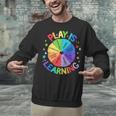 Play Is Learning Teacher Kindergarten For Men Women Kids Unisex Sweatshirt, gift for family, gift for coworker Play Is Learning Teacher Kindergarten For Men Women Kids Unisex Sweatshirt, gift for family, gift for coworker