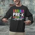 Pre-K Crew Teacher Team Squad Hello Back School Graduation Unisex Sweatshirt, gift for family, gift for coworker