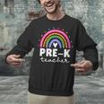 Pre-K Teacher Cute Pre Kindergarten For Teachers Rainbow For Men Women Kids Unisex Sweatshirt, gift for family, gift for coworker