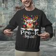 Pre-k Teacher Squad Reindeer Teacher Christmas Unisex Sweatshirt, gift for family, gift for coworker