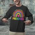 Preschool Rainbow Girls Boys Kids Teacher Back To School Unisex Sweatshirt, gift for family, gift for coworker Preschool Rainbow Girls Boys Kids Teacher Back To School Unisex Sweatshirt, gift for family, gift for coworker