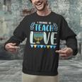 I Promise To Teach Love Hanukkah Chanukah Jewish Teacher Unisex Sweatshirt, gift for family, gift for coworker I Promise To Teach Love Hanukkah Chanukah Jewish Teacher Unisex Sweatshirt, gift for family, gift for coworker