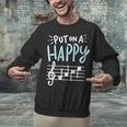 Put On A Happy Face Music Music Teacher Unisex Sweatshirt, gift for family, gift for coworker Put On A Happy Face Music Music Teacher Unisex Sweatshirt, gift for family, gift for coworker