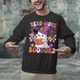 Read More Books Ghost Reading Book Teacher Halloween Unisex Sweatshirt, gift for family, gift for coworker