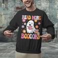 Read More Books Groovy Halloween Teacher Women Unisex Sweatshirt, Groovy Teacher Sweatshirts, gift for family, gift for coworker Read More Books Groovy Halloween Teacher Women Unisex Sweatshirt, Groovy Teacher Sweatshirts, gift for family, gift for coworker