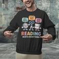 Reading Beats Everything Teacher Rock Paper Scissors Unisex Sweatshirt, gift for family, gift for coworker Reading Beats Everything Teacher Rock Paper Scissors Unisex Sweatshirt, gift for family, gift for coworker