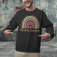 Retired Teacher Rainbow Unisex Sweatshirt, gift for family, gift for coworker Retired Teacher Rainbow Unisex Sweatshirt, gift for family, gift for coworker