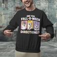 Retro Are You Fall O Ween Directions Teacher Halloween Ghost Unisex Sweatshirt, gift for family, gift for coworker Retro Are You Fall O Ween Directions Teacher Halloween Ghost Unisex Sweatshirt, gift for family, gift for coworker
