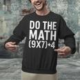 Retro Do The Math Teacher For Men Women Kid Boy Girl Unisex Sweatshirt, gift for family, gift for coworker