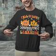 Retro Pumpkin Fall In Love With Learning Autumn Teacher Unisex Sweatshirt, gift for family, gift for coworker Retro Pumpkin Fall In Love With Learning Autumn Teacher Unisex Sweatshirt, gift for family, gift for coworker