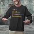 Retro Technology Teacher Shirt Tech Teacher Unisex Sweatshirt, gift for family, gift for coworker