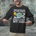 Rotation Of Earth Science Teacher Earth Day Men Women Unisex Sweatshirt, Science Teacher Sweatshirts, gift for family, gift for coworker Rotation Of Earth Science Teacher Earth Day Men Women Unisex Sweatshirt, Science Teacher Sweatshirts, gift for family, gift for coworker
