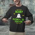 Scary Physical Education Ed Teacher Costume Halloween Easy Unisex Sweatshirt, gift for family, gift for coworker