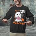 Science Teacher Cute Ghost Halloween Teacher Men Women Unisex Sweatshirt, Science Teacher Sweatshirts, gift for family, gift for coworker Science Teacher Cute Ghost Halloween Teacher Men Women Unisex Sweatshirt, Science Teacher Sweatshirts, gift for family, gift for coworker