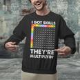 I Got Skills They'Re Multiplying Nerd Math Teacher Unisex Sweatshirt, gift for family, gift for coworker I Got Skills They'Re Multiplying Nerd Math Teacher Unisex Sweatshirt, gift for family, gift for coworker