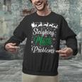 Sleighing Math Problem Xmas In Math Teacher Christmas Men Women Unisex Sweatshirt, gift for family, gift for coworker