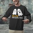 Spooky Ghost Inequalities Halloween Math Teacher Unisex Sweatshirt, gift for family, gift for coworker