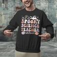 Spooky Science Teacher Halloween Science Teaching For Men Women Unisex Sweatshirt, Science Teacher Sweatshirts, gift for family, gift for coworker